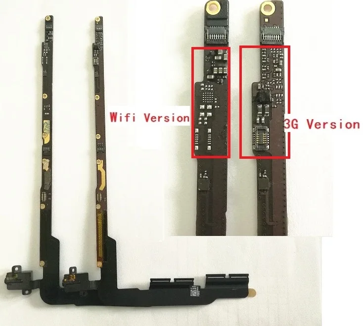

Original new For iPad 3rd 4th 3 4 Volume Headphone Audio Headset Jack + PCB Board Flex Cable Wifi 3G version