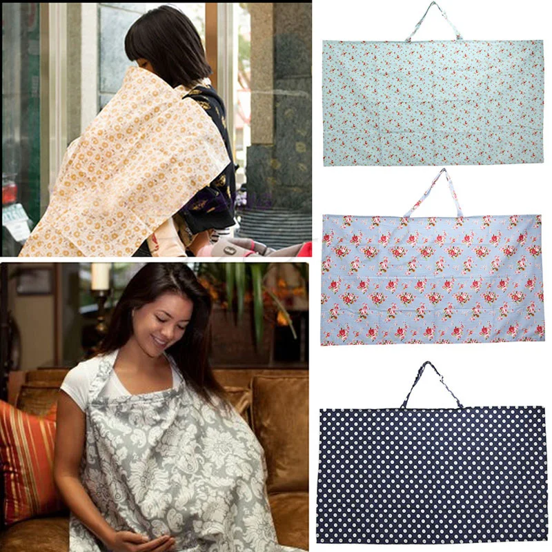 Mum Breastfeeding Nursing Cover Up Baby//Infant Poncho Shawl Udder Cotton Blanket