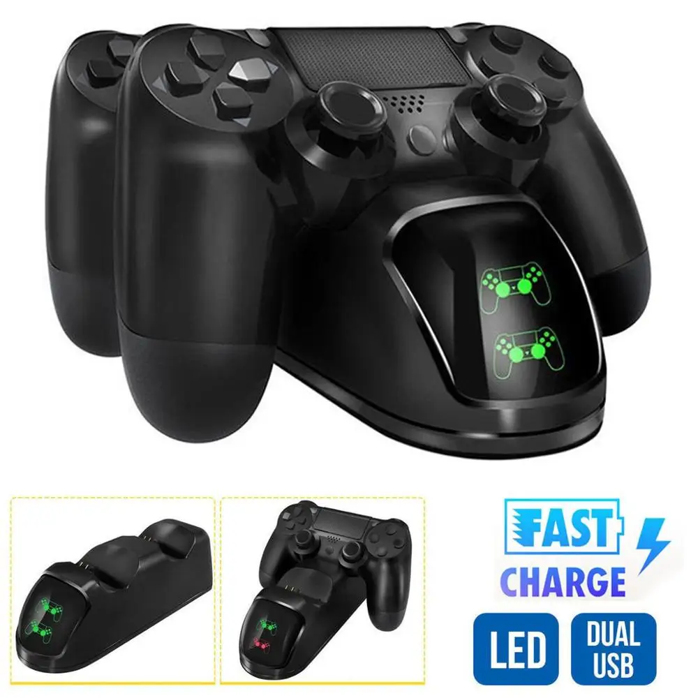 

DOBE Game Dual Charging USB Charging Dock Gamepad Joystick for PS4 Wireless Controller