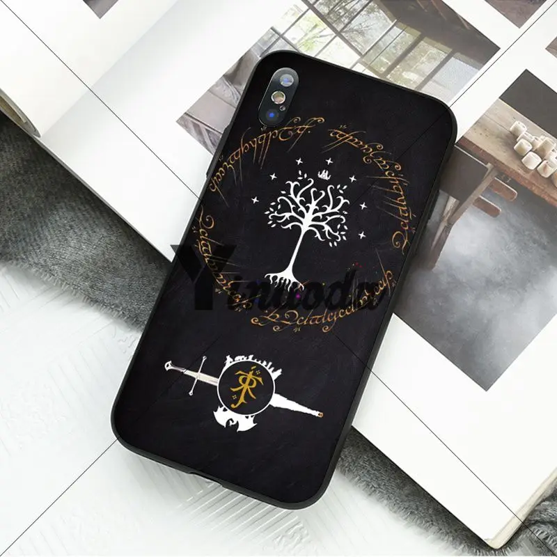 Yinuoda رب خواتم لينة سيليكون أسود جراب هاتف ل أبل فون 8 7 6 6 S زائد X XS ماكس 5 5 S SE XR الهواتف المحمولة Yinuoda رب خواتم لينة سيليكون أسود جراب هاتف ل أبل فون 8 7 6 6 S زائد X XS ماكس 5 5 S SE XR الهواتف المحمولة