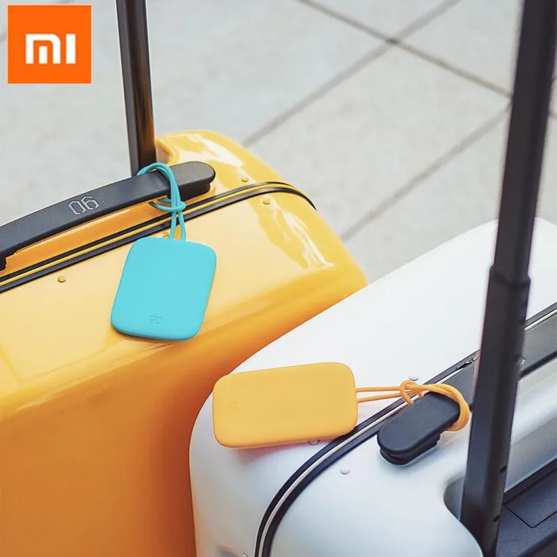 Xiaomi 90 силиконовая цветная багажная бирка, гелевый чемодан с защитой от потери карты, держатель ID адреса, багажная бирка, переносная этикетка