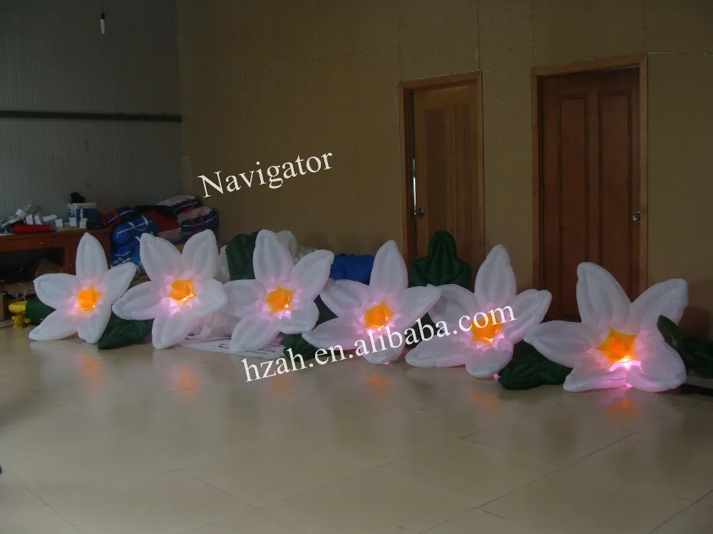 цена 2014 Wedding Decoration LED Inflatable Flower with Light