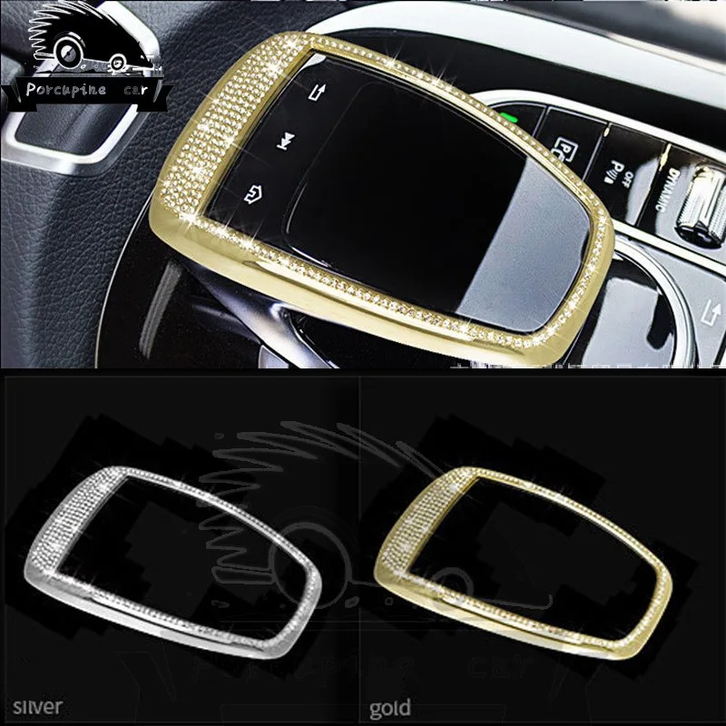 

Car Mouse Control Touchpad Frame Cover Decoration Car Sticker-styling For Mercedes W213 GLC C Class E W205 C200 E200