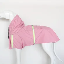 Дождевик для собак на открытом воздухе с капюшоном, водонепроницаемая куртка из искусственной кожи, безопасное светоотражающее пончо для щенков, дождевик с капюшоном, Одежда для питомцев, S-5XL TB