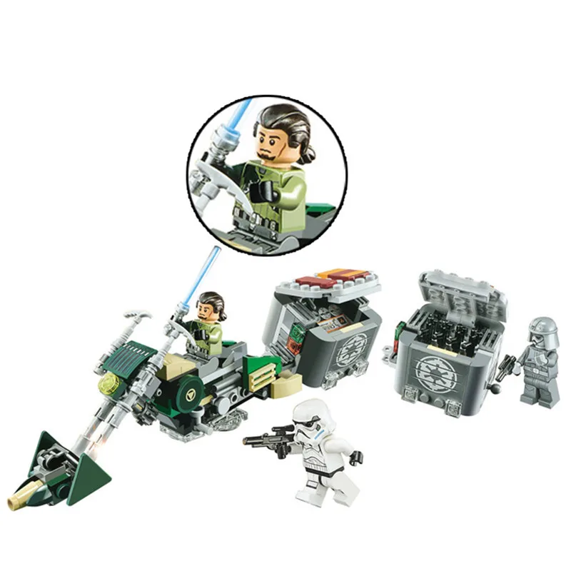 251pcs StarWars Kennan's High-speed Vehicles Toys Building Blocks Set Marvel Blocks Compatible With legoings Starwars