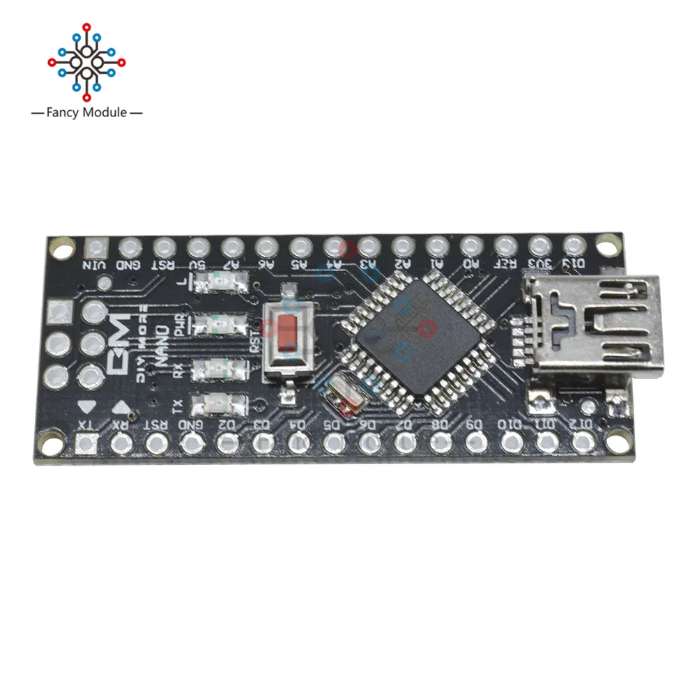 Мини-usb Nano 4,0 atmega328 Atmega328P контроллер для Arduino ATMEGA328P-AU PL2303TA 5 в 16 м Модуль платы с контактами