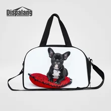 Dispalang многофункциональная сумка для собак с животным принтом, повседневная Дорожная сумка на плечо, большая емкость, женские дорожные сумки с обувью для хранения