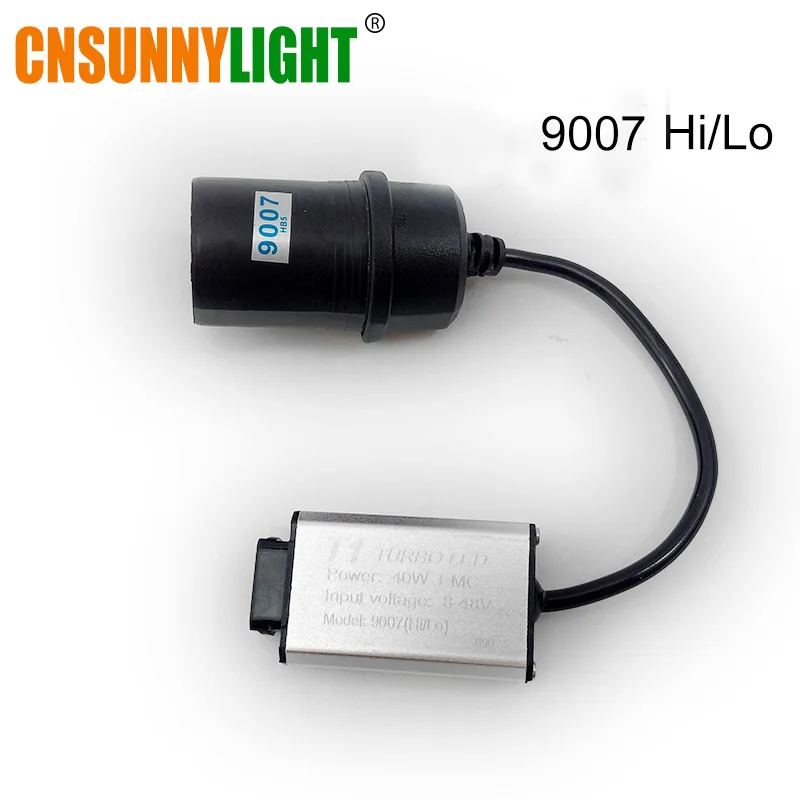 T1 Автомобильный светодиодный светильник драйвер балласт зажигания H4 H7 H1 H11 H8 9005 9006 9004 9007 H13 Plug 35 Вт/40 Вт 8-48V для cnsunny светильник головной светильник s - Цвет: 9007 Plug