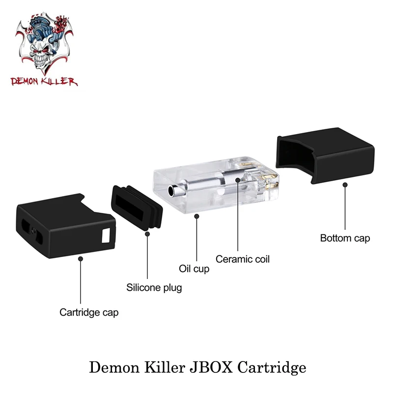 (4 шт./лот) электронные сигареты Demon Killer JBOX Pod картридж с керамической катушкой вейп