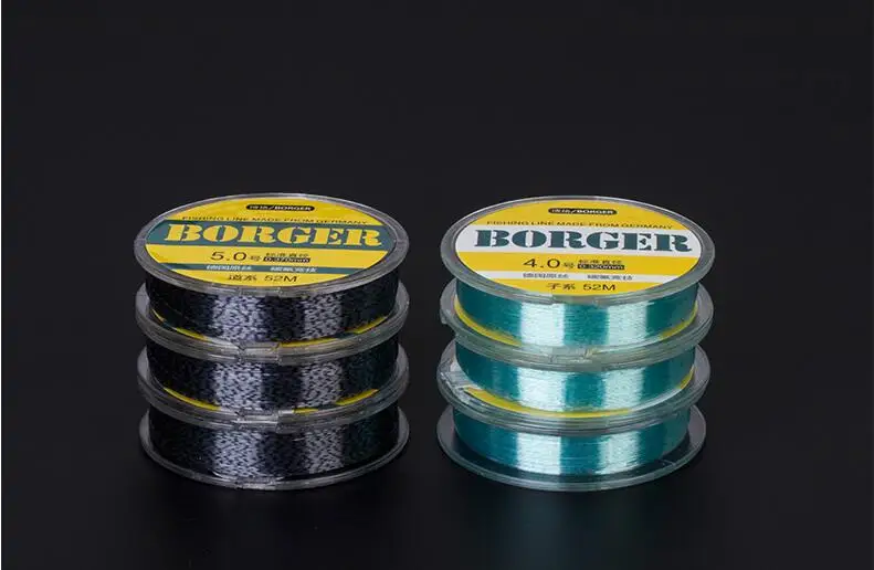 Força de Alta Linha de Pesca Linha de Nylon Super Qualidade Tensão Salpico Principal Transparente Durável Alta Ocultação Subline 2 Pcs 13 Esporte e Lazer