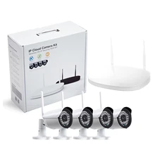 IP camera WIFI 1.0Megapixels 720P HD Resolution Wireless NVR Security CCTV IP Camera System 36 IR-LED lights P2P Plug and Play