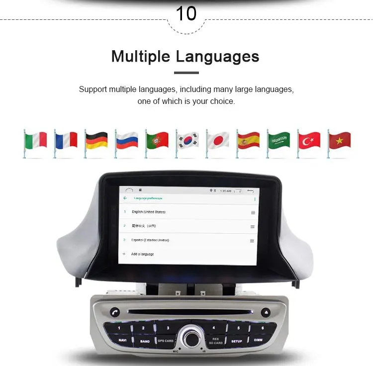 Excellent JDASTON Android 9.1 Car DVD Player For RENAULT Megane III Fluence Wifi GPS Navigation 1 Din Car Radio Stereo multimedia Headunit 11