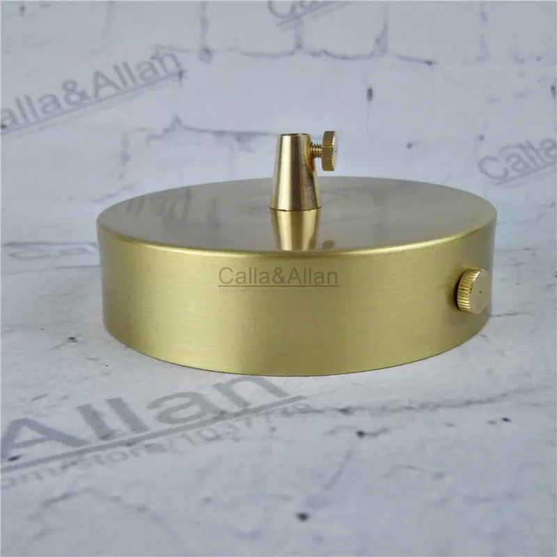 Us 30 25 10 Off Sample Order D100mm H25mm Brass Material Ceiling Plate Diy Pendant Light Canopy Copper Ceiling Mount Beside Screw Brass Base In Lamp
