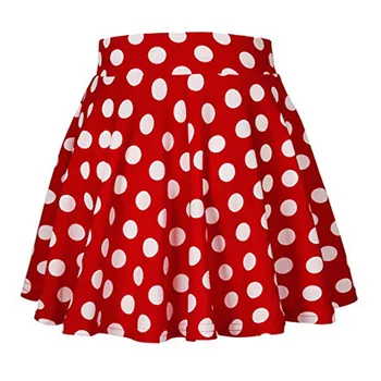 

Summer Casual Skirt Girls Love Harajuku Skirt Japanese Dot Print Boutique Mom Skirts Womens Plus Size Streetwear
