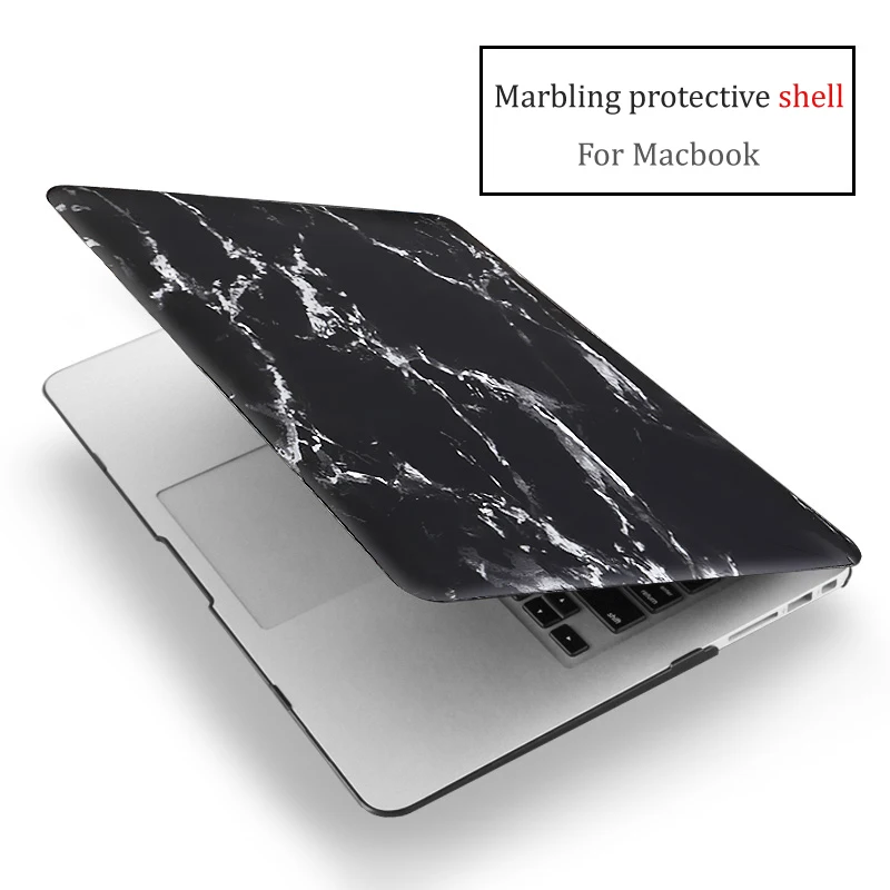 Мраморный чехол для ноутбука MacBook Air 13 A1466 Pro retina 11 12 13 15 touch bar shell для mac book New Air 13 A1932+ чехол для клавиатуры