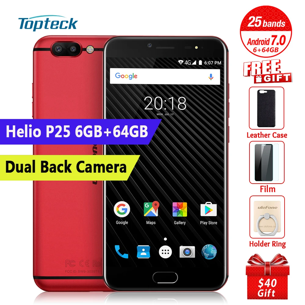 bilder für UleFone T1 International Version 4G Smartphone MTK Helio P25 2,6 GHz Android 7.0 5,5 "6 GB + 64 GB 16MP Fingerprint OTG Handy bilder für UleFone T1 International Version 4G Smartphone MTK Helio P25 2,6 GHz Android 7.0 5,5 "6 GB + 64 GB 16MP Fingerprint OTG Handy