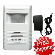 Free shipping Wireless visitor Customer door chime 8 Tune melodies Entry Alert Alarm DC12V