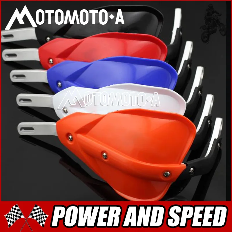 22mm 28mm White Universal Handguard Protector Off Road Dirt Bike Wind
