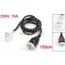 AU штекер в 2 отверстия керамическая пробка плита Силовой Кабель 250 В 15а