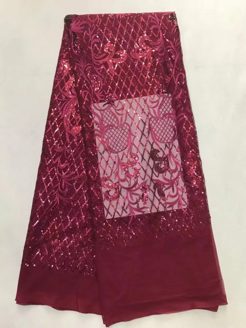 

african lace fabric with sequins 2017 latest sequin fabric high quality tulle sequins lace fabric for evening dresses
