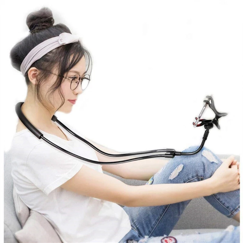 

Lazy Neck Phone Holder Support For Desktop Bed Car Smartphone Flexible Mount Houder Stand For iPhone/Samsung/Huawei Accessories