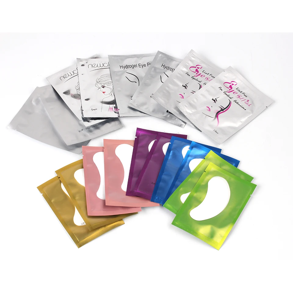 

NEW Arrived 50pairs/pack Eye Patches Eyelash Extension Eye Pads Hydrogel Lint Free Eye Pad Eye Patch Under Professional MakeUp