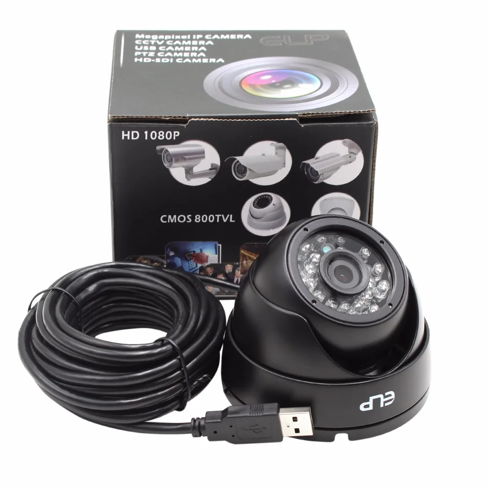 ELP Водонепроницаемый 3mp/2mp 1080 P H.264/MJPEG USB2.0 микрон AR0331 Датчик USB 2,0 WDR купола инфракрасный ИК- ночное видение USB Камера