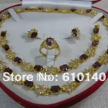 2 шт. красивые k браслет ожерелье/кулон, серьги Ring8 комплект N1A105