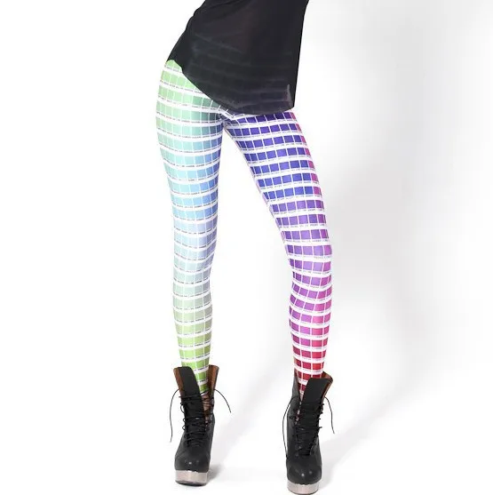 4XL дизайн панк рок Модные женские леггинсы с цифровой печатью галактики Алиса в стране чудес брюки с камуфляжным принтом Леггинсы GL-22 - Цвет: 39