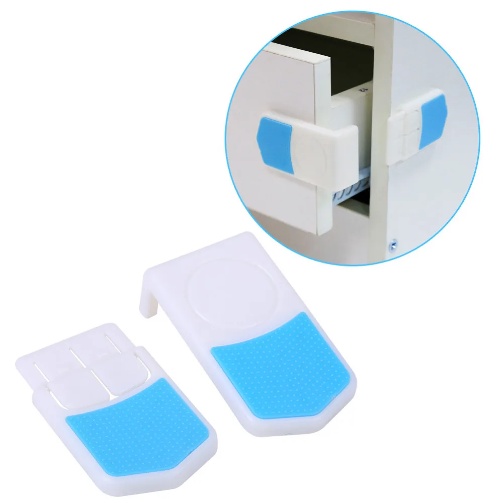 10pcs/Set Baby Drawer Lock Children Security Protection For