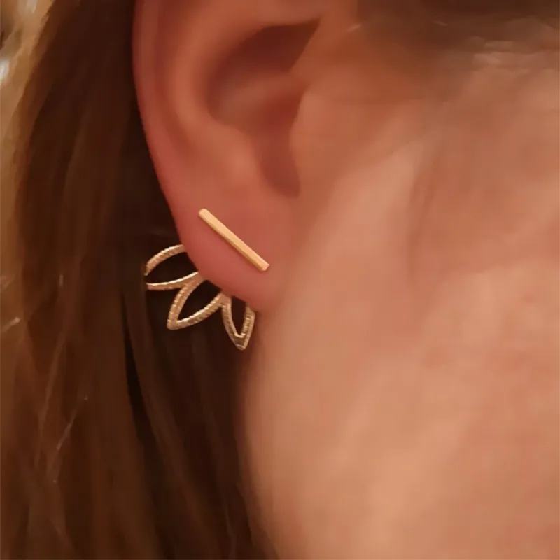 lotus earrings