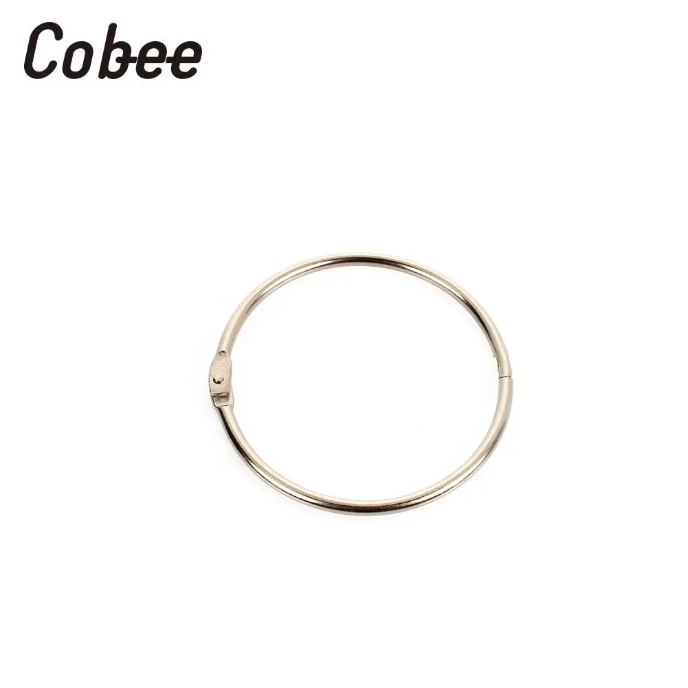 

Silver Book Binder Loose Leaf Binder Hinged Rings Book Jump Ring Metal Book Split Buckles