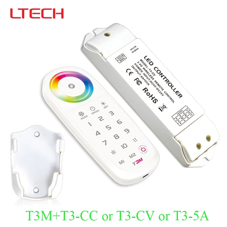 

T3M 2.4G led rgb controller +T3-CV or T3-CC or T3-5A receiving led controller for rgb led strip/led panel light
