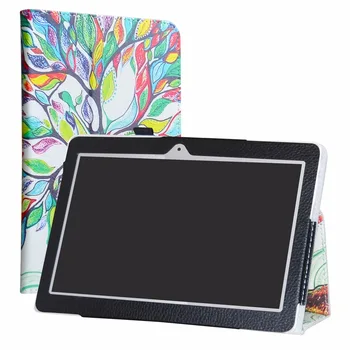 

For 10.1" Fusion5 105B Tablet Case,Folding Stand PU Leather cover with Magnetic closure