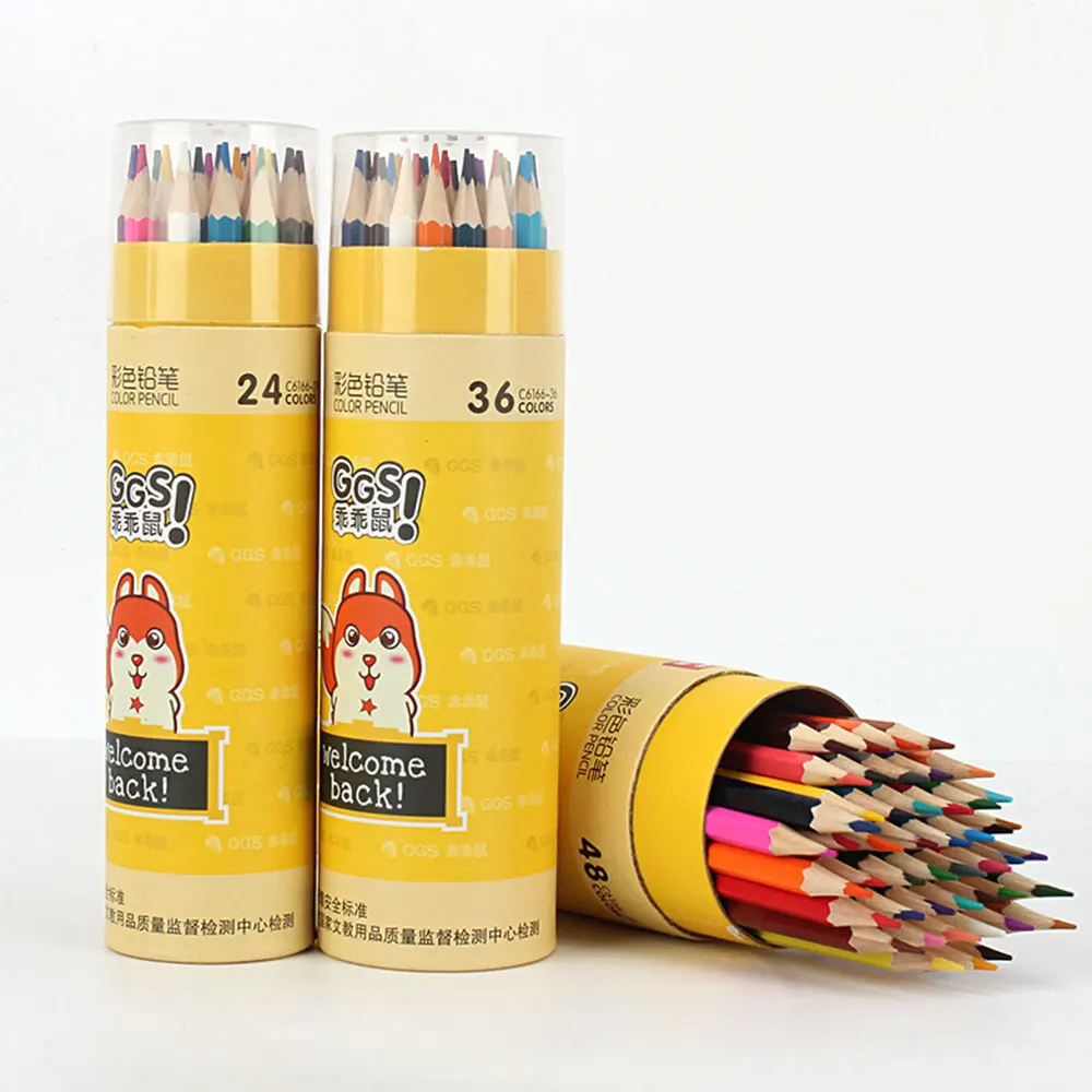 

1Set 24Colors Colored Pencils Art Pencil Drawing Lapices De Colores Crayon De Couleur Durable Crayons Children Professional