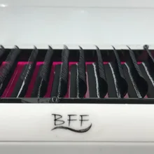 Бренд BFF 10 коробок накладных ресниц весь размерный ряд 0,05/0,07/0,1/0,15/0,2/0,25 качество искусственные, ненастоящие, поддельные индивидуальное наращивание ресниц