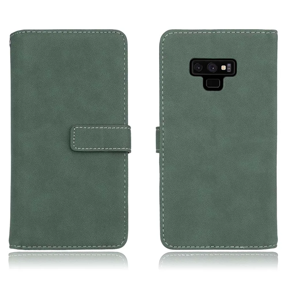 Капа Fundas для samsung Galaxy Note9 держатель чехол для samsung Galaxy Note 9 кожа чехол для телефона 9 слотов для карт