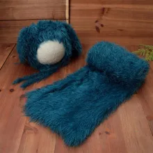 Реквизит для фотосъемки для маленьких мальчиков; винтажное вязаное одеяло для новорожденных; вязаные шапочки с животными; реквизит для фотосессии; тканевая шапочка для новорожденного