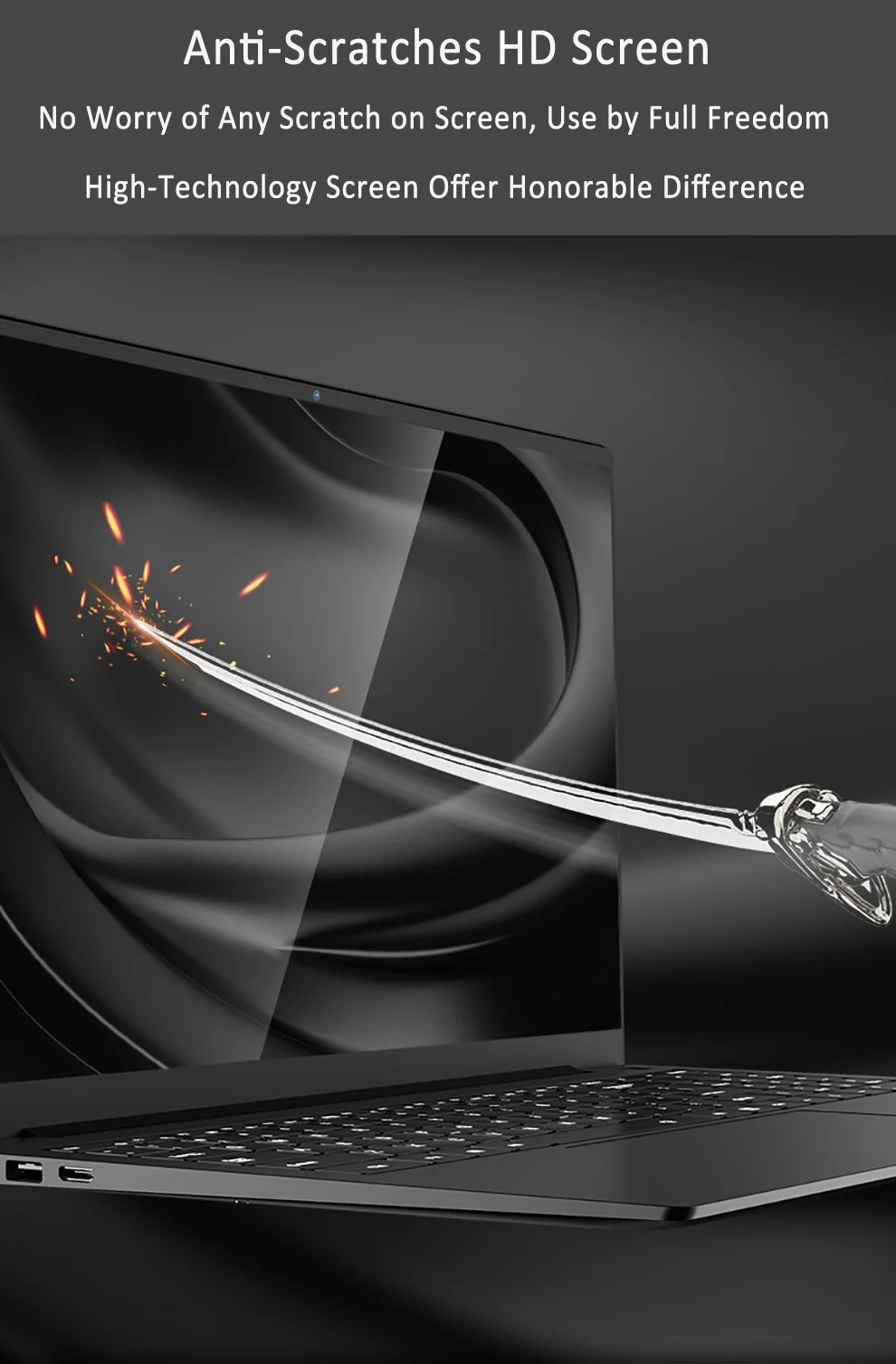 Anti-scrathces screen