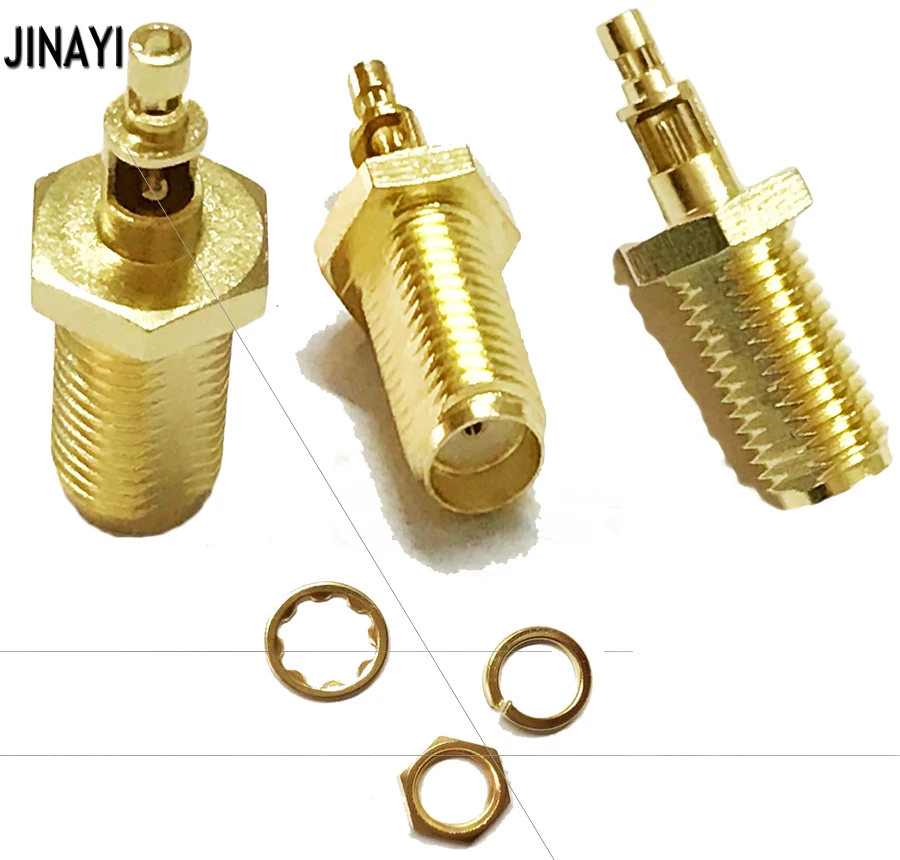 100 шт. гнездовая гайка SMA Jack RF коннектор для 1 13 0 81 мм IPX U.FL коаксиальный кабель Pigtail |