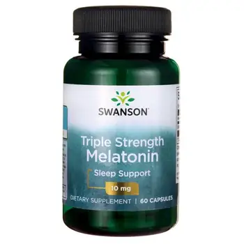 

Free shipping Swanson Triple strength Melatonin 10 mg 60 pcs