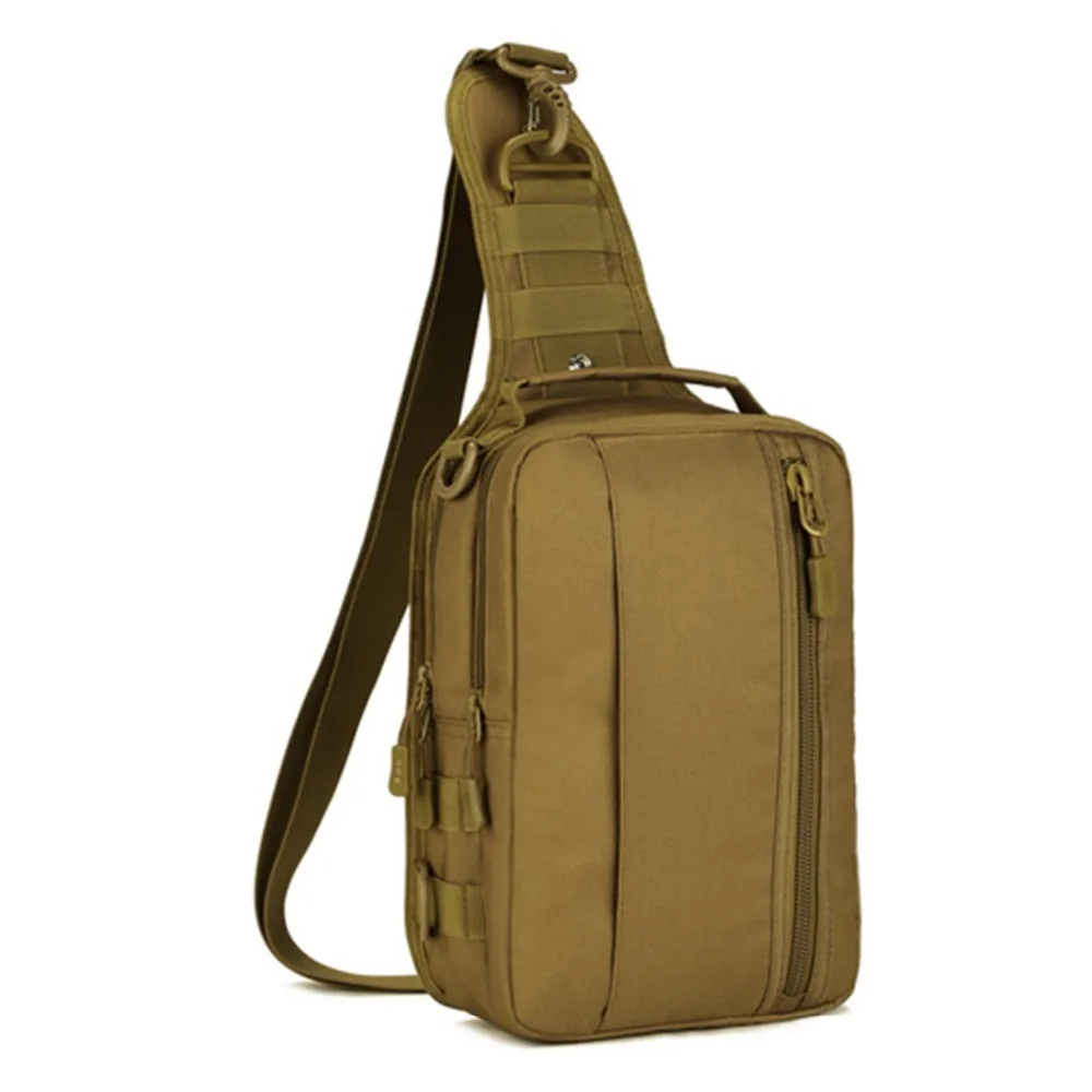 

Top Quality Men 1000D Nylon Shoulder Messenger Bag Travel Assualt Military Cross Body Bags Sling Knapsack Chest Back Pack 4 Uses