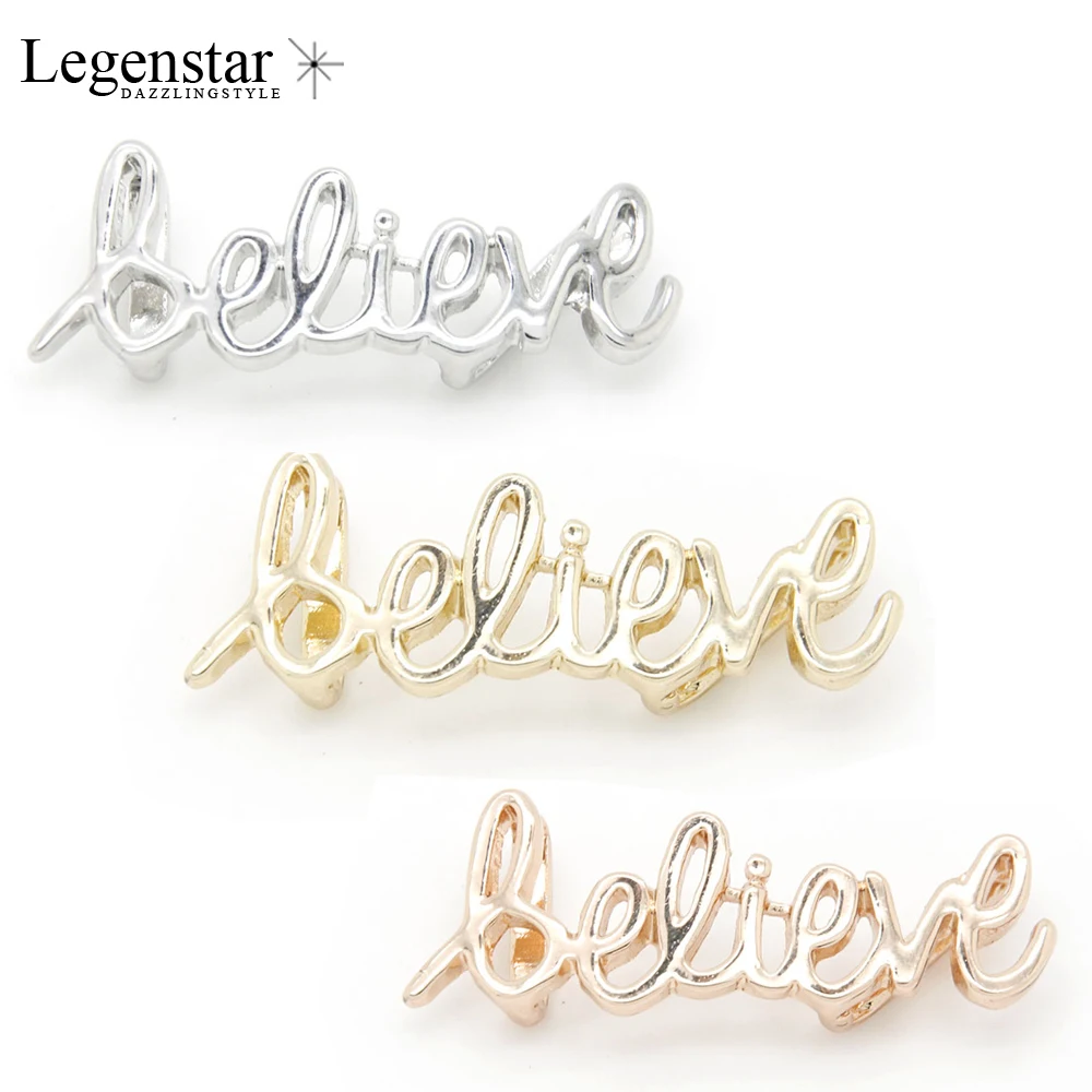 Legenstar New Charm Bracelet DIY Believe Character Fashion Trend Slide