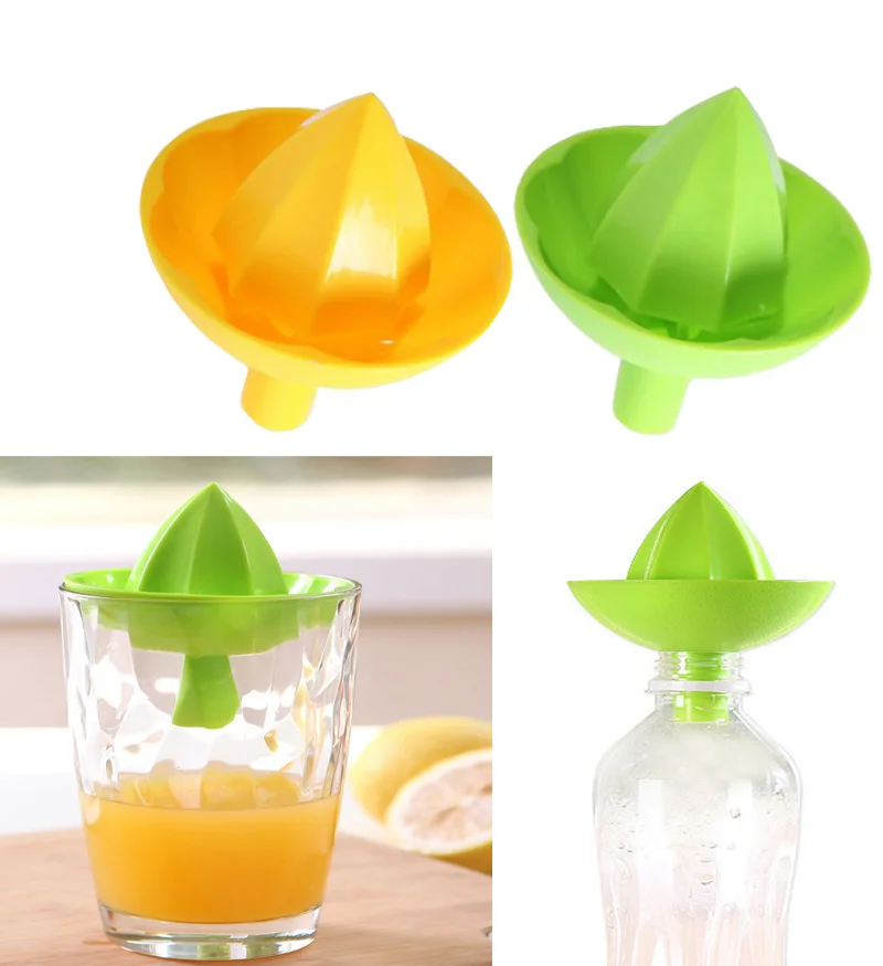 Apricot 1pcs Mini Portable Fruit Juicer Lemon Watermelon Citrus Juice