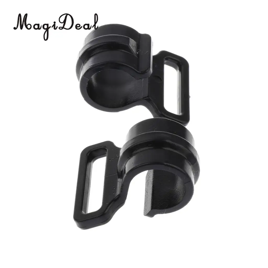 MagiDeal 10pcs Camping Tent Clips Accessories Outdoor Tent Hook Clamp Black 2.5cm