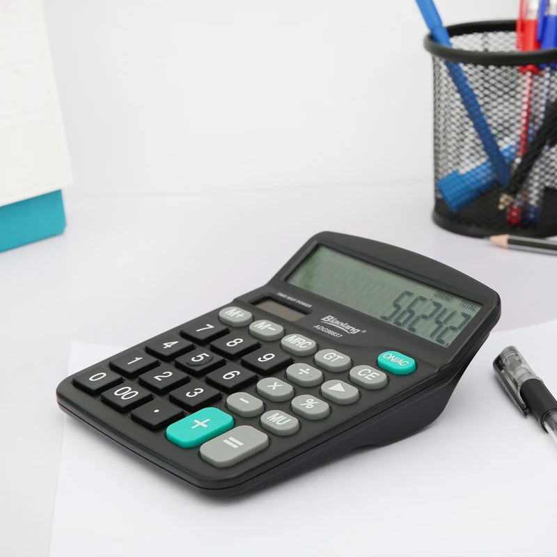 M & G القياسية سلسلة 12-أرقام امدادات الطاقة المزدوجة شاشة كبيرة حاسبة بالطاقة الشمسية مكتب المالية مخصصة كبيرة لوحة المفاتيح حاسبة M & G القياسية سلسلة 12-أرقام امدادات الطاقة المزدوجة شاشة كبيرة حاسبة بالطاقة الشمسية مكتب المالية مخصصة كبيرة لوحة المفاتيح حاسبة