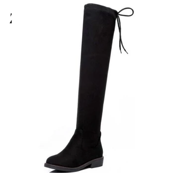 

Zapatos Mujer Ladies Shoes Woman Winter Over The Knee Snow Thigh High Boots For Women Girls Fashion Chaussure Femme G61216