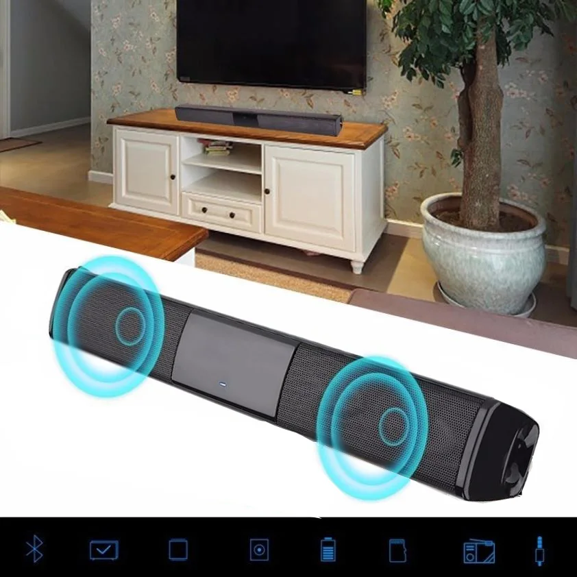 Bluetooth Speaker Column Soundbar For font b TV b font Computer Game USB MP3 Music Player