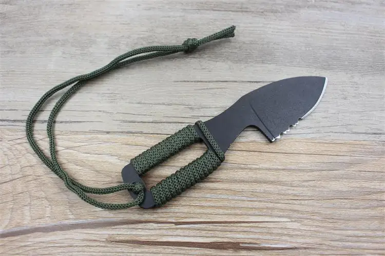 Нож karambit для шеи многофункциональный мини нож самообороны походов боевых