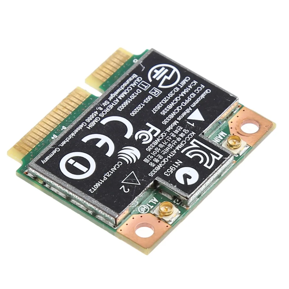 WiFi Bluetooth 4,0 Беспроводная мини карта PCI-E для hp Atheros QCWB335 AR9565 SPS 690019-001 733476-001 802.11b/g/n